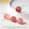 Coleção de Contas Espaçadoras Cubo de Cristal Natural, Acessórios para Joias DIY Feitos à Mão, Contas Soltas Cubo de Ágata para Pulseira, Acessórios Atacado