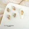 Rhinestones de Cristal Transparente K9 de Alta Calidad con Forma de Huevo de Paloma sin Base para Uñas, Rhinestones para Uñas Terminados de Colores Cristalinos Brillantes de Lujo