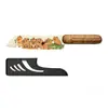 Cuchillo para fruta estilo alemán, un cuchillo para fruta 2 en 1 versátil para uso doméstico, perfecto para pelar y rebanar frutas y verduras, una herramienta de cocina conveniente