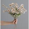 Flor de Ciruelo de Cera Australiana Flores Artificiales Otoño Vintage Ciruela Pequeña Estilo Europeo Decoración para el Hogar Alojamiento Bola de Flores de Seda Accesorios de Crisantemo Flores Falsas