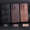 Capa de celular Honor 50 aplicável 50se couro bovino Xadrez Diamante tudo incluído Honor 50Pro capa protetora de couro de alta qualidade