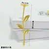 Acessório de Dia dos Namorados com Haste de Rosa de Cristal de Alta Qualidade, Presente para Aniversário da Namorada, Ornamento de Haste de Rosa