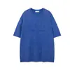 Camiseta Lavada Retro Americana Nueva Magic Bear 2026 con Diseño en Relieve Desgastado, Manga Corta Estilo Universitario Cuello Redondo Camiseta Básica