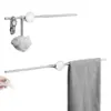 Toallero de Acero Inoxidable 304 Sin Taladro Barra Recta para Toallas de Baño Barra Colgante para Toallas de Baño de Gama Alta