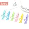 Pinza de pico de pato de color de moda, lindo clip para el cabello esmerilado, clip lateral geométrico coreano para flequillo, lindo clip de una palabra para niños, venta al por mayor