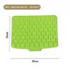 Tapete Escorredor de Silicone Inclinado para Bancada Cozinha Anti-Escaldante Isolado para Panela Tapete de Bancada Espessado Tapete Fixador Antiderrapante para Tábua de Corte