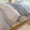 2026 Nuevo Funda Nórdica Gruesa de Algodón Cepillado 100% Algodón Cuatro Estaciones Sábana de Cama para el Hogar Funda Nórdica Juego de Tres Piezas Agradable a la Piel Cálido