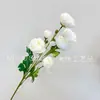 6 Cabezas de Rosas de Té, Exquisitas Rosas Pequeñas, Flores Artificiales, Decoración de Techo para Bodas, Flores Artificiales de Pie para Sala de Estar, Fabricantes Nórdicos al por Mayor