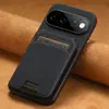 SUTENI es adecuado para funda con ranura para tarjeta Google 11Pro, Pixel10 apertura superior e inferior soporte resistente funda de cuero protectora