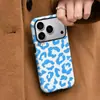 Case de Telefone Colorido com Estampa de Leopardo Quente para Apple 18 Pro Max, Case de Película Dupla de Alta Qualidade para iPhone 14 Pro Max