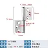 Bisagra de bandera de acero inoxidable de 3 pulgadas 4 pulgadas 5 pulgadas bisagra plegable soldada para puertas cortafuegos, sin agujeros, bisagra de bandera desmontable
