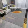 Tapete de Sala de Estar de Luxo Leve Sofá Mesa de Centro Moderno Simples Ins Quarto Cabeceira Casa Grande Área Tapete de Chão Creme