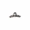 Presilha de Cabelo Elegante Borboleta de Vidro com Brilhos para Mulheres, Luxuosa Presilha de Tubarão para Penteados, Acessório de Cabelo de Alta Qualidade para Cabelos Finos