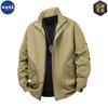 Jaqueta de Trabalho Outdoor Americana Marca NASA Coleção Primavera Outono 2025 Masculina Tamanho Grande Jaqueta Estilo Baseball