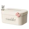 Tissue Box sala de estar high-end luz de luxo guardanapo caixa de tecido casa 2023 nova decoração de mesa de chá criativo alto sentido