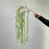 Planta Verde Artificial Enredadera Gerbera Colgante de Pared Enredadera Decoración de Ingeniería Paisajismo Suave Colgante Planta de Enredadera Barba de Viejo