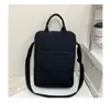 Bolsa para Computador Simples de Cor Sólida Atacado Transfronteiriça Bolsa Escolar para Estudante Textura Simples Bolsa Transversal 14 polegadas Bolsa Casual para Computador
