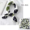 Moda Coreana 2020 Bufanda Pequeña Estampada de Seda Bufanda Cuadrada Pequeña Bufanda Decorativa Profesional para Mujer
