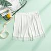 Leggings de Verano de Tres Puntos, Pantalones Cortos de Seguridad Anti-Exposición para Mujer con Ondas de Agua de Seda, Shorts Transpirables que No se Enrollan