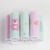 Rodillo de pelo autoadhesivo con estampado de dibujos animados directo de fábrica, lindo estampado de dibujos animados, rizador de flequillo al aire DIY