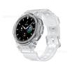 Cross-border novo estilo adequado para Samsung Galaxy Watch 45 Strap Sport One Transparent Black TPU Strap