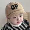 Boné Bico de Pato para Bebê Primavera e Outono Chapéu de Bebê Outono e Inverno Veludo Cotelê Chapéu Infantil Gorro de Beisebol Quente Chapéu de Menino Estiloso