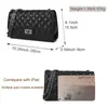 Nuevo Bolso de Cadena Acolchado de Moda Europea y Americana Transfronterizo, Bolso para Mujer Estilo Chanel, Bolso Bandolera de un Solo Hombro, Bolso Pequeño para Mujer