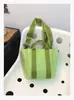 Bolsa Transversal de Lona para Mulheres 2026 Novo Estilo Bolsa Tote Verão Pequena Bolsa de Mão Simples Estilo Executivo Bolsa de Ombro