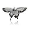 Broche de borboleta com gotas de óleo retrô de liga japonesa e coreana, broche feminino moderno e personalizado anti-luz, broche de inseto, quatro cores opcionais