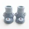25 Calcetines de Piso Gruesos de Felpa para Otoño e Invierno para Bebés, Calcetines Antideslizantes 3D de Dibujos Animados para Niños Pequeños