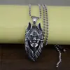 Pingente de aço titânio retrô hip hop moda europeia e americana personalidade homens e mulheres punk aço inoxidável pingente colar decoração XGN1994