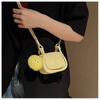 Mini Bolsa Pequeña para Mujer Verano 2023 Nueva Moda Tendencia Versátil Bolsa para Labial Diseño de Nicho Bolso Cruzado Texturizado Tipo Silla de Montar