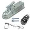 Conector de capa de reboque tampa da cabeça da bola de reboque tampa de cobertura acessórios de modificação de RV iate pino anti-perda