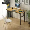 Mesa plegable puesto de exhibición mesa para clavos mesa larga para computadora mesa de entrenamiento escritorio mesa de comedor simple escritorio rectangular para el hogar