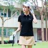 TTYGJ ropa de golf verano mujer camiseta manga corta golf mujer deportes slim transpirable top