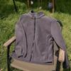 Ropa polar de otoño e invierno para hombre y mujer, abrigo grueso y cálido de polar de doble cara, ropa de asalto para exteriores, forro, venta al por mayor, estampado