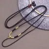 Estilo Minimalista Fivela de Corda Corda Trançada Cordão Pingente Versátil Estilo Espiral Simples Cordão de Acessório de Alta Qualidade