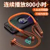 Auriculares Bluetooth Inalámbricos con Banda para el Cuello Modelo Privado Moyindun con Pantalla Digital LED y Batería de Ultra Larga Duración, Al por Mayor en Stock