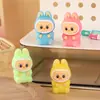 Sacapuntas de Dibujos Animados Labubu de Celebridad de Internet Transfronterizo Sacapuntas Manual Mini para Estudiantes Sacapuntas de Muñeca de Plástico Blando Duradero