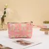 Bolsa de maquillaje de encaje Amazon transfronteriza para mujer, fresca y elegante, impermeable, gran capacidad, casual, almacenamiento colorido, estuche para lápices de estudiante