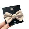 Terciopelo Estilo Coreano Lindo y Elegante Suede Retro Lazo para el Cabello Banda Elástica Moño Accesorio para el Cabello para Mujeres