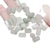 Contas soltas de jade hexagonal verde Tianshan, contas cilíndricas de jade branco com padrão verde, contas cilíndricas retas e tubulares, acessórios para joias DIY
