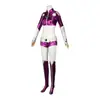 Traje de cosplay Raven Titan Starfire transfronteiriço, macacão justo, traje de cosplay, traje de palco estilo anime, conjunto de roupa de performance
