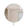 Espejo Redondo Simple para Baño Montado en Pared, Espejo de Baño, Espejo de Tocador, Espejo para Lavabo, Vidrio Montado en Pared sin Taladro Estilo Nuevo