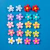 Bonito Tridimensional Cinco Pétalas Flor Geladeira Varas Magnéticas Poroflops Foto Fixa Alto Valor Decoração Casa Ímã