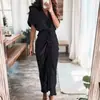 Moda Europea y Americana para Mujer Verano 2026 Transfronterizo Nuevo Estilo Elegante Ajustado Vestido con Solapa Botones de Corbata