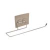 Gancho Adhesivo Fuerte Sin Perforaciones Estante de Baño Parche Hebilla Transparente Cepillada Hebilla Sin Rastro Hebilla de Garra Gancho
