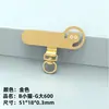 Soporte para Teléfono Móvil con Clip Metálico Giratorio de 360 Grados, Conexión Fija Giratoria de Acero Inoxidable, Duradero y Resistente, Correa para Teléfono Móvil