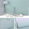 Papel Pintado Autoadhesivo al por Mayor Hogar Dormitorio Impermeable a Prueba de Humedad Dormitorio Pegatinas Refrescantes Fondo de Color Sólido Pegatinas de Pared Papel Pintado Engrosado