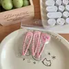Set de 3 Pinzas para el Cabello Estampadas, Pinzas de Cuadros de Dibujos Animados de Moda y Lindas para Niñas, Pinzas Laterales para Cabello Roto y Flequillo